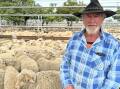 Ken McDermatt, Little Glendurnie, Dubbo, bought 50 Merino lambs to finish for $61 a head at Dubbo on Monday. Picture by Elka Devney. 